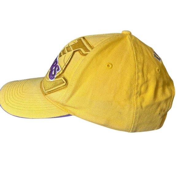 Vintage Los Angeles Lakers Drew Pearson Hat Embroidered Strapback Hat Cap Kobe - Picture 2 of 11